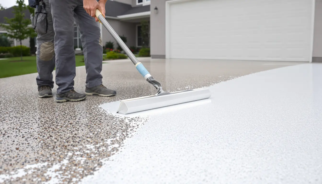 Concrete resurfacing and overlay work by a Kansas City metro contractor